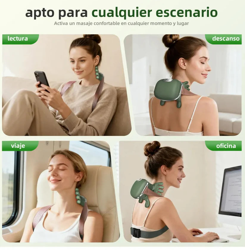 RelaxPro Masajeador Portátil – Adiós Estrés y Dolor | Últimas Unidades
