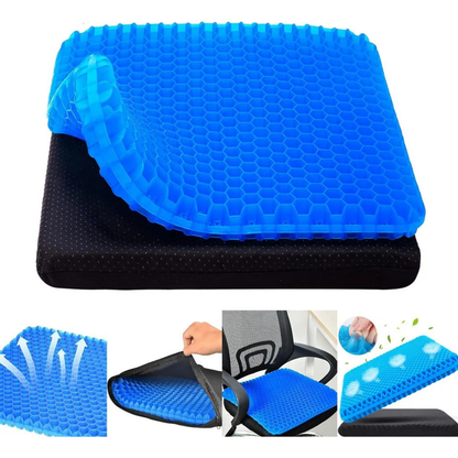 COJIN ASIENTO DE GEL ERGONÓMICO  COMFORT PRO