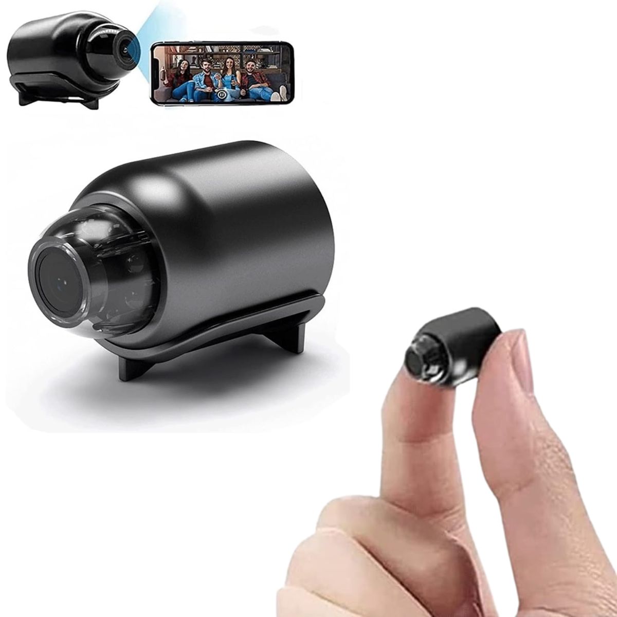 🔐 Mini Cámara de Seguridad FHD 1080P – Vigila Todo, Desde Cualquier Lugar
