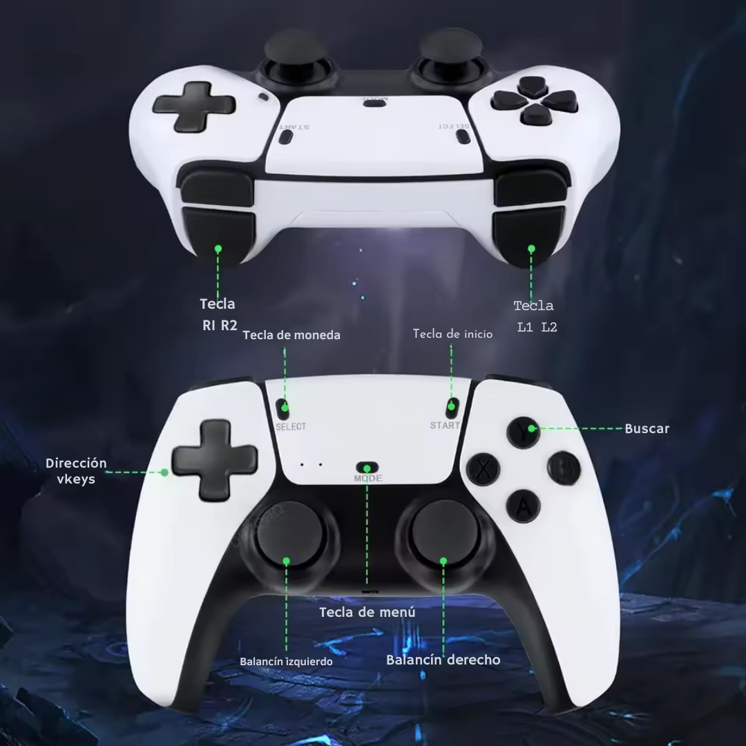 Mini PS5 Retro – 2 Mandos, 15.000 Juegos - MEGA OFERTA