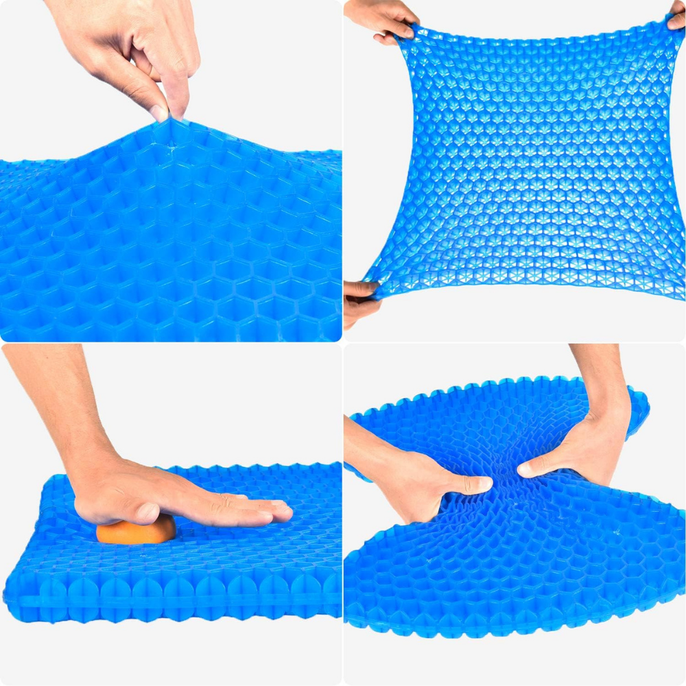 COJIN ASIENTO DE GEL ERGONÓMICO  COMFORT PRO