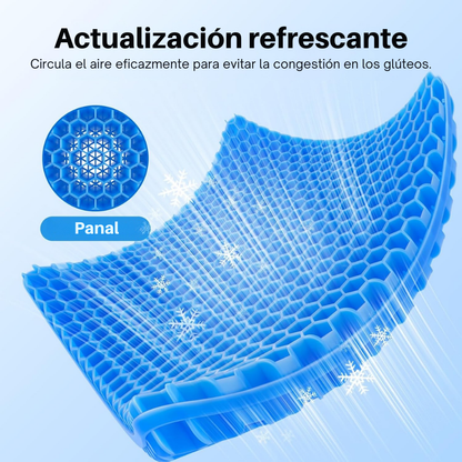 COJIN ASIENTO DE GEL ERGONÓMICO  COMFORT PRO