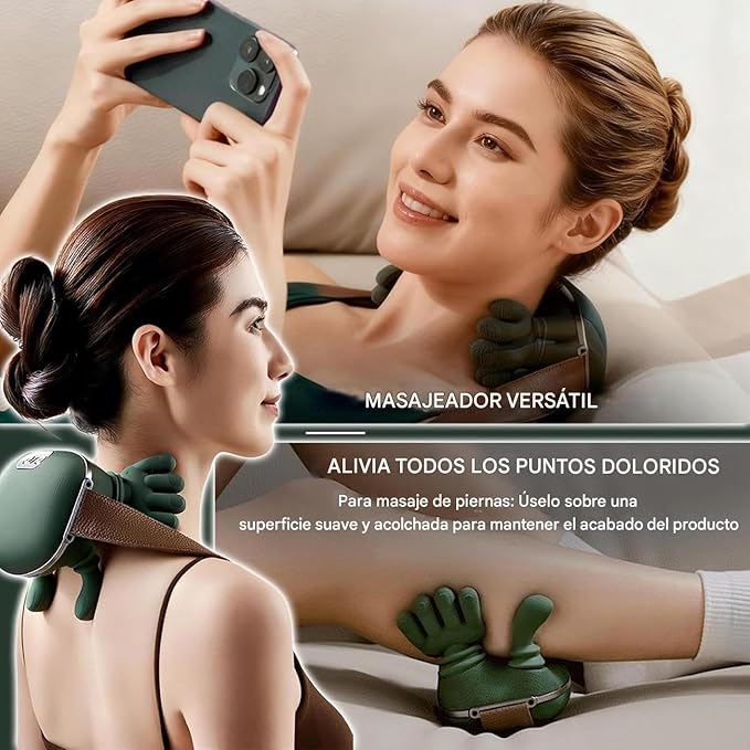 RelaxPro Masajeador Portátil – Adiós Estrés y Dolor | Últimas Unidades