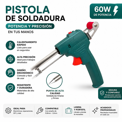 Kit De Pistola De Soldar 60w