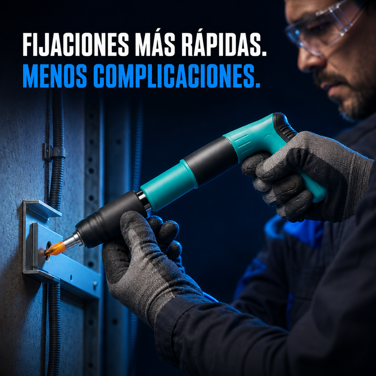Pistola de Fijación de Clavos con Kit de Accesorios + 5 REGALOS