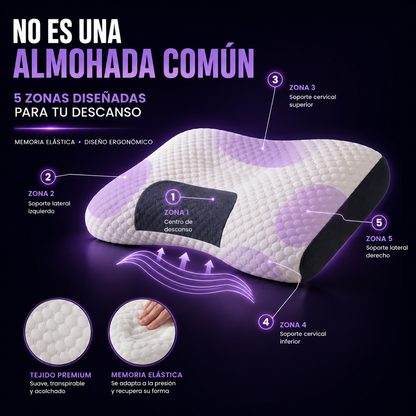 Almohada Cervical 5 Zonas Comfort™