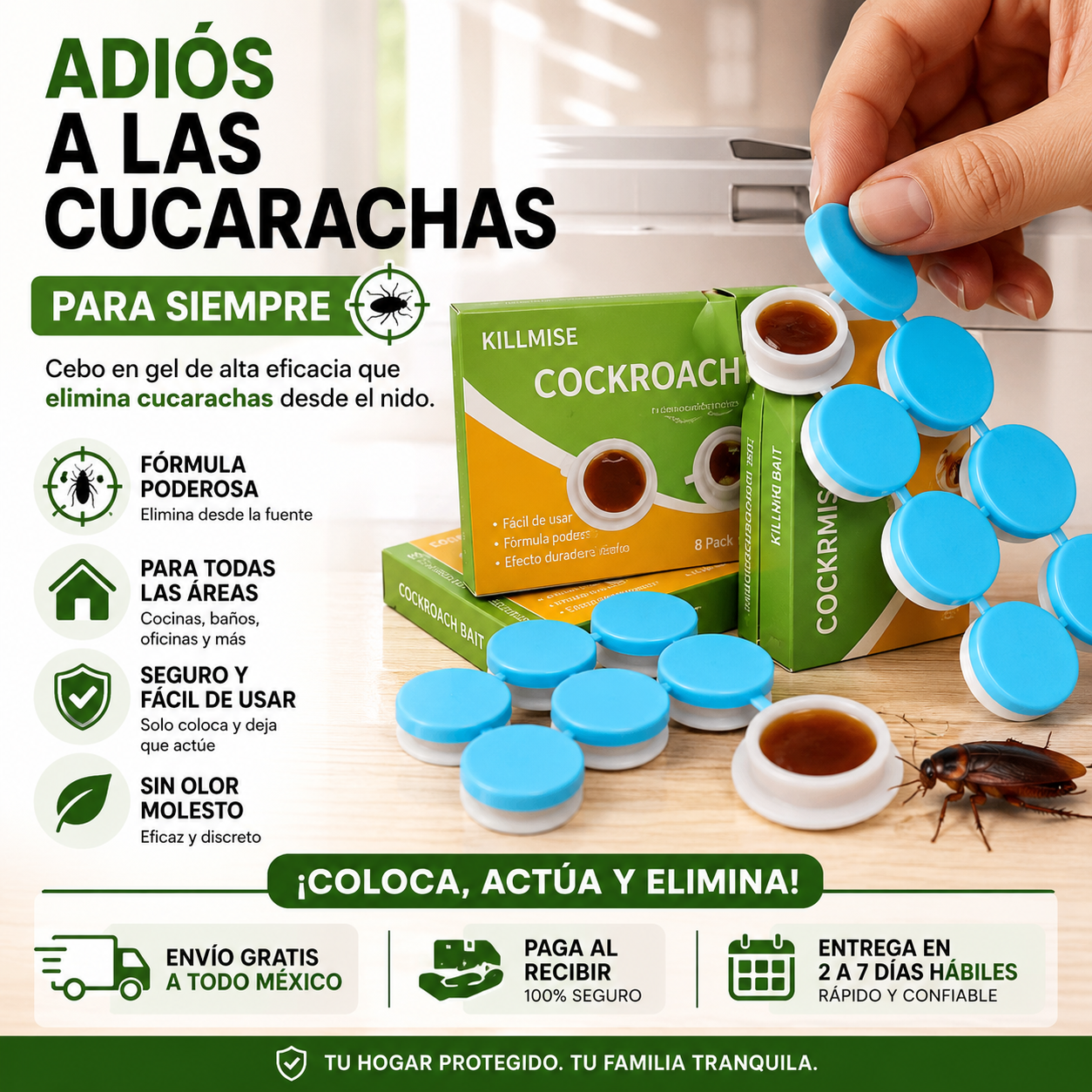 CucaTrap Pro™  La solución inteligente contra las cucarachas