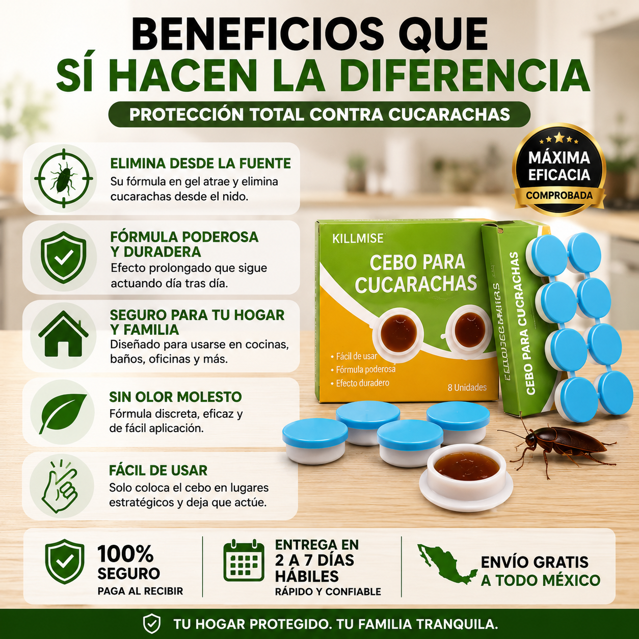 CucaTrap Pro™  La solución inteligente contra las cucarachas