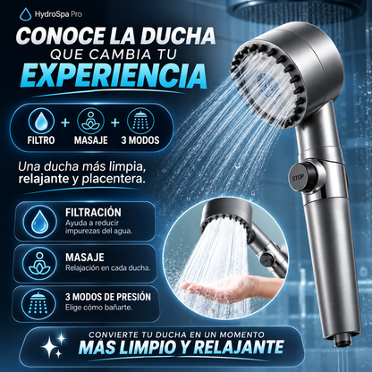 HydroSpa Pro - Ducha de alta pressión con Filtro