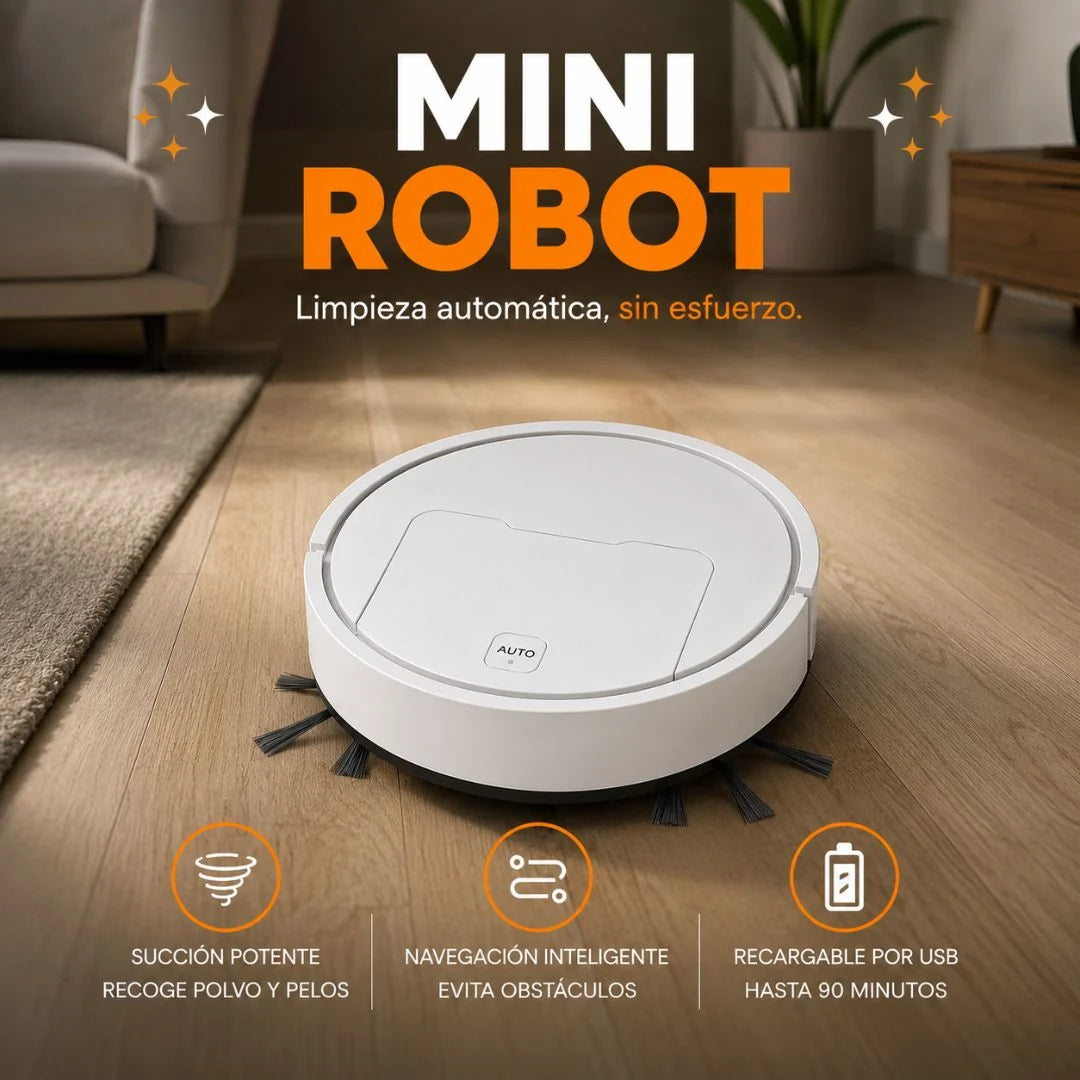 Mini Robot Aspirador SmartClean™
