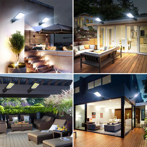 EcoLuz Solar Pro Iluminación Inteligente para Exteriores con Energía Solar
