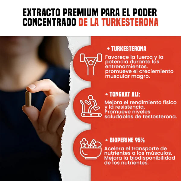 Tukersterone 120 Cápsulas - Más fuerza, más resistencia, más resultado - ¡ÚLTIMAS UNIDADES EN STOCK!