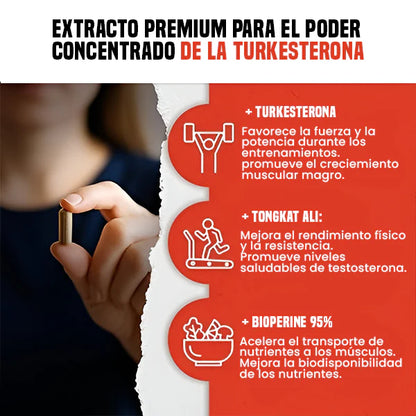 Tukersterone 120 Cápsulas - Más fuerza, más resistencia, más resultado - ¡ÚLTIMAS UNIDADES EN STOCK!