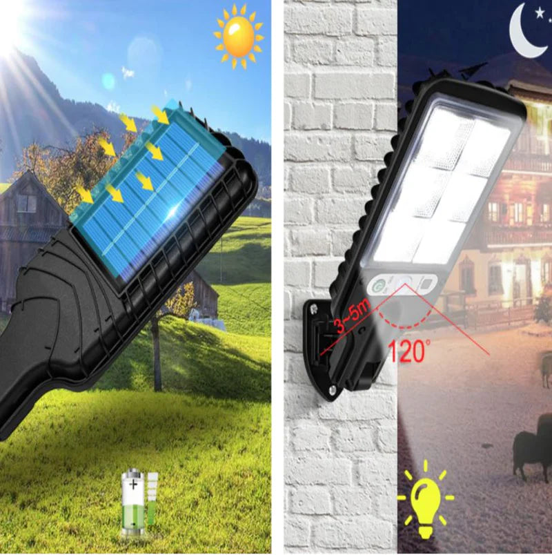 EcoLuz Solar Pro Iluminación Inteligente para Exteriores con Energía Solar