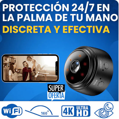 🔐 Mini Cámara de Seguridad HD – Vigila Todo, Desde Cualquier Lugar
