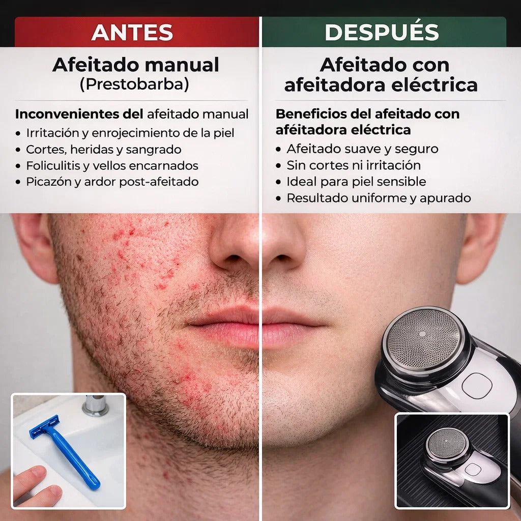 ProBarber - Mini Afeitadora Profesional - Compra 1 y Llévate 2 GRATIS 🎁🎁
